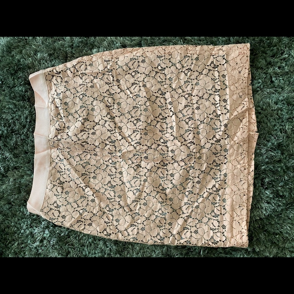 J.Crew lace skirt